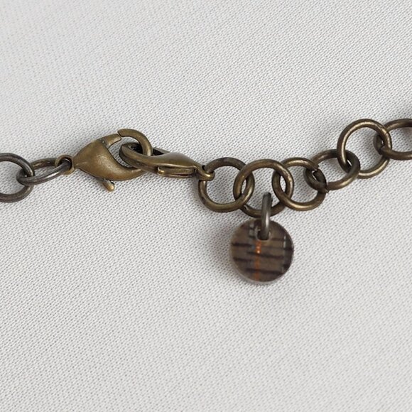 COLOR By Amber Brown Chain Beaded Pendant Necklace - Picture 5 of 7